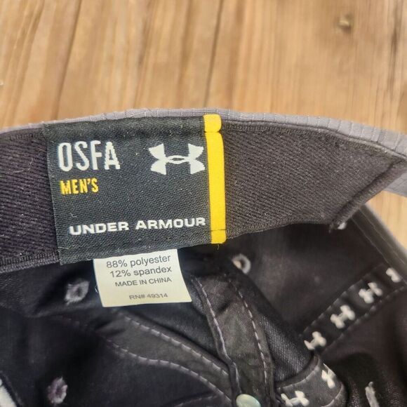 Coeur d'Alene Golf Course Under Armour Strapback Hat Cap Gray 3D Floating Green - Picture 10 of 10